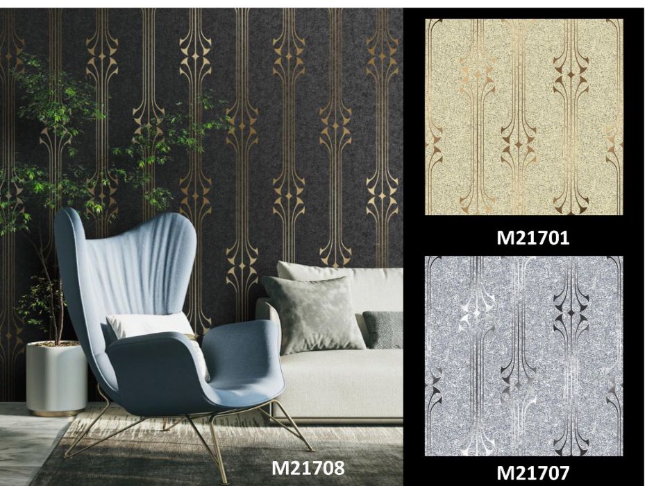 PAPIER PEINT METAL DE LUX